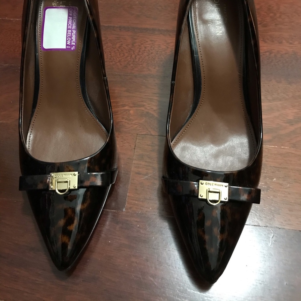 Cole Haan 9B Tortoise Colored Heels